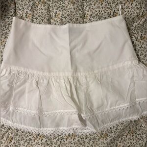 Zara linen high waisted skort